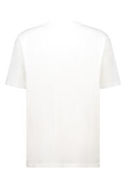 thumbnail: Witte heren America Today T-shirt van katoen met printopdruk, korte mouwen en ronde hals