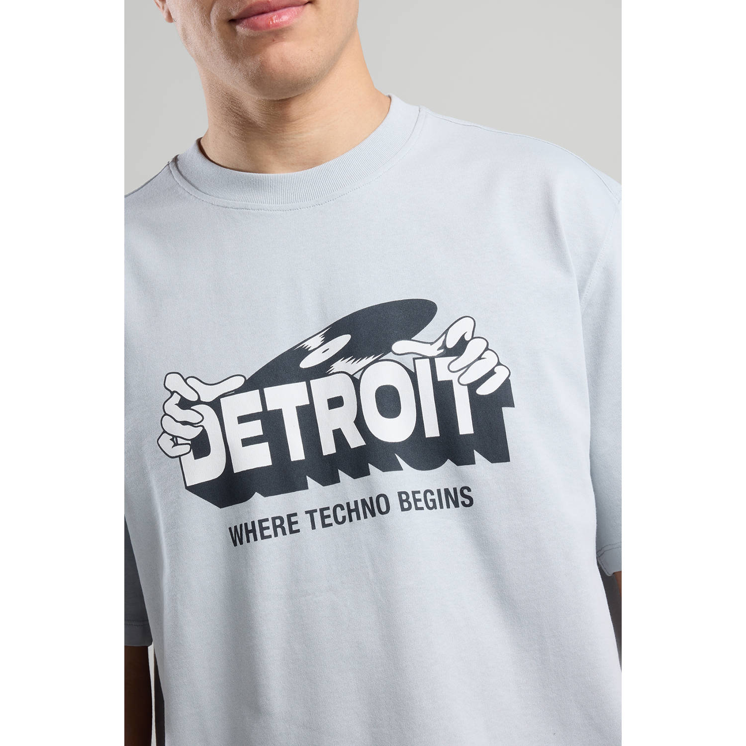 America Today T-shirt blauw