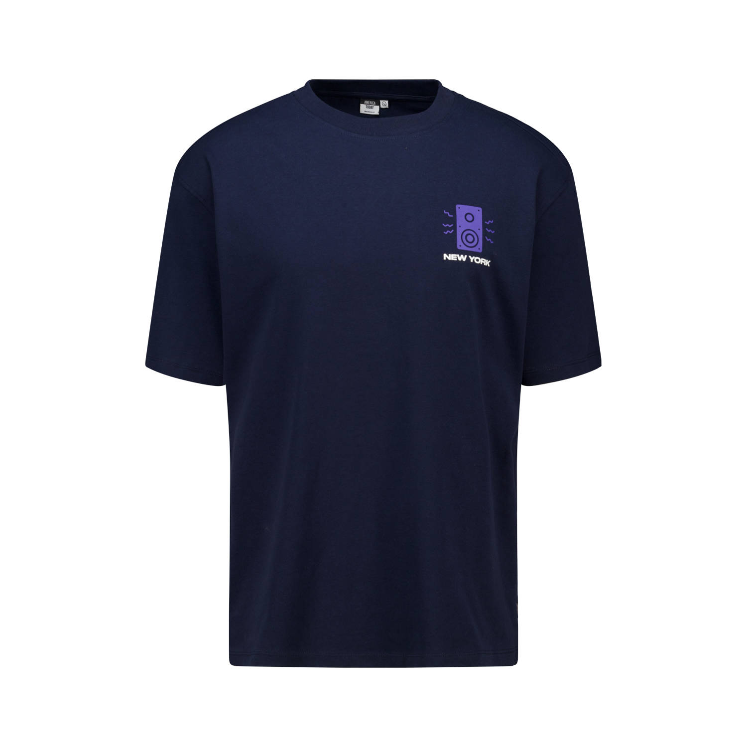America Today T-shirt blauw