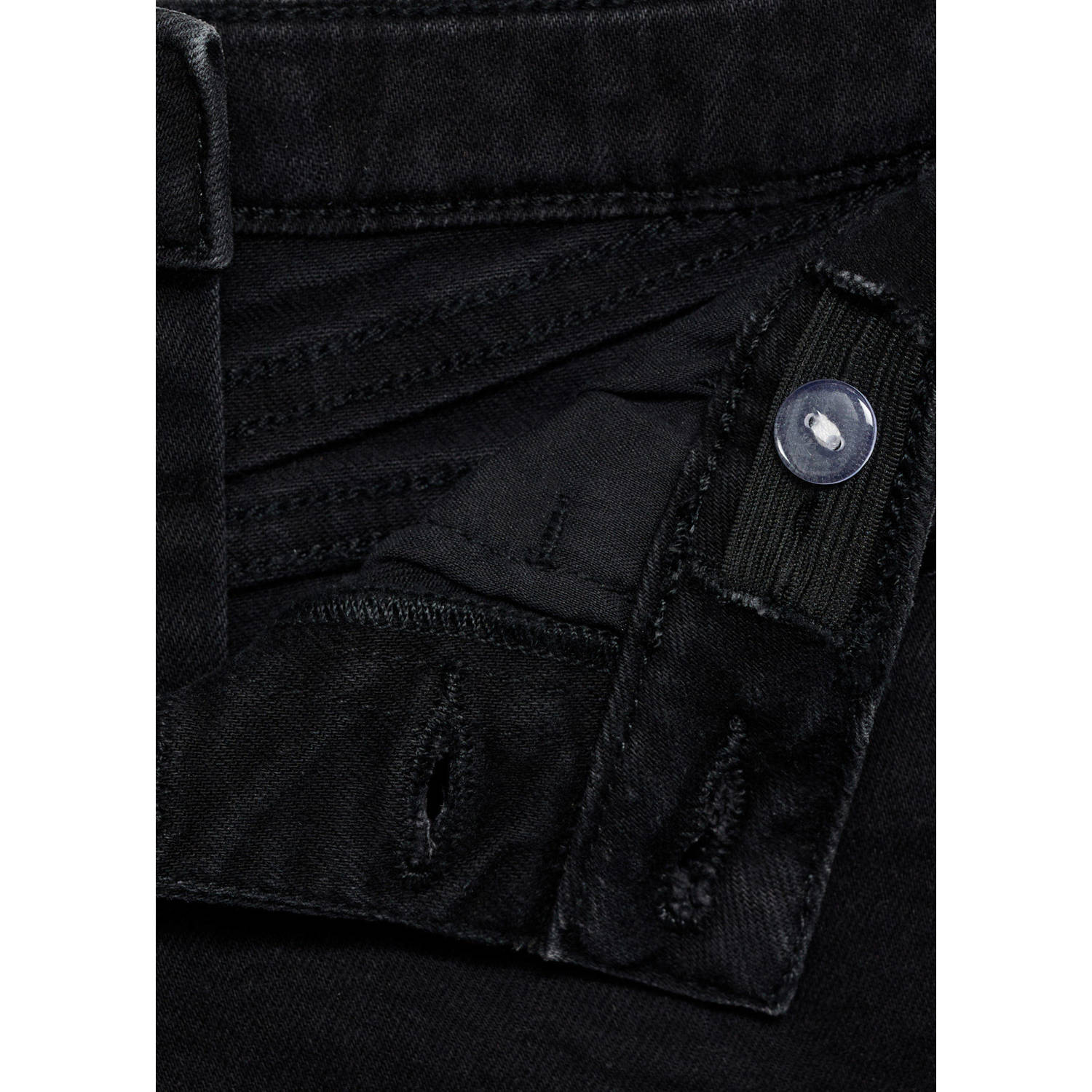 Mango Kids denim short black denim