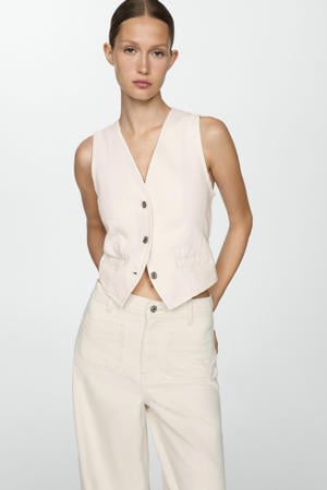 gilet ecru