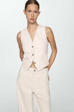 gilet ecru