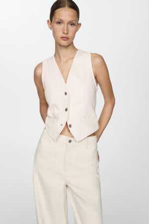 gilet ecru