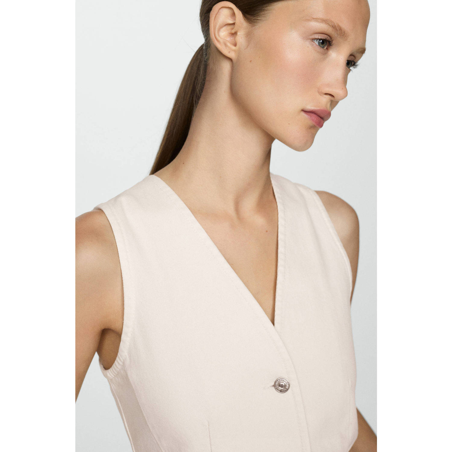 Mango gilet ecru