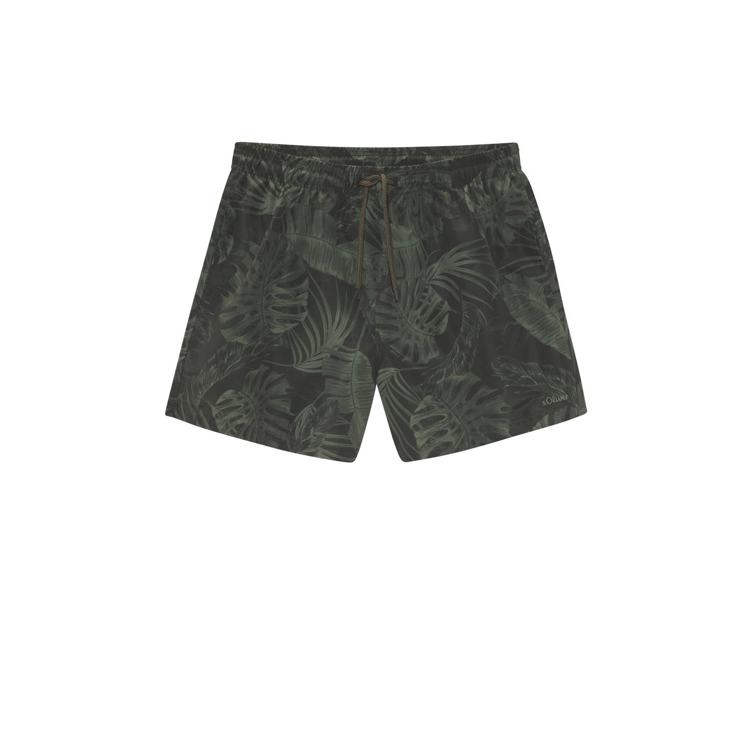 S.Oliver RED LABEL Beachwear Zwemshort Land in tropisch design