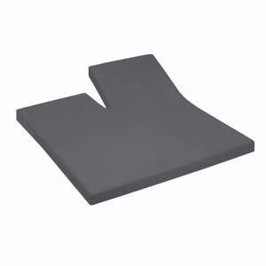 jersey hoeslaken split antraciet (tot 15 cm)