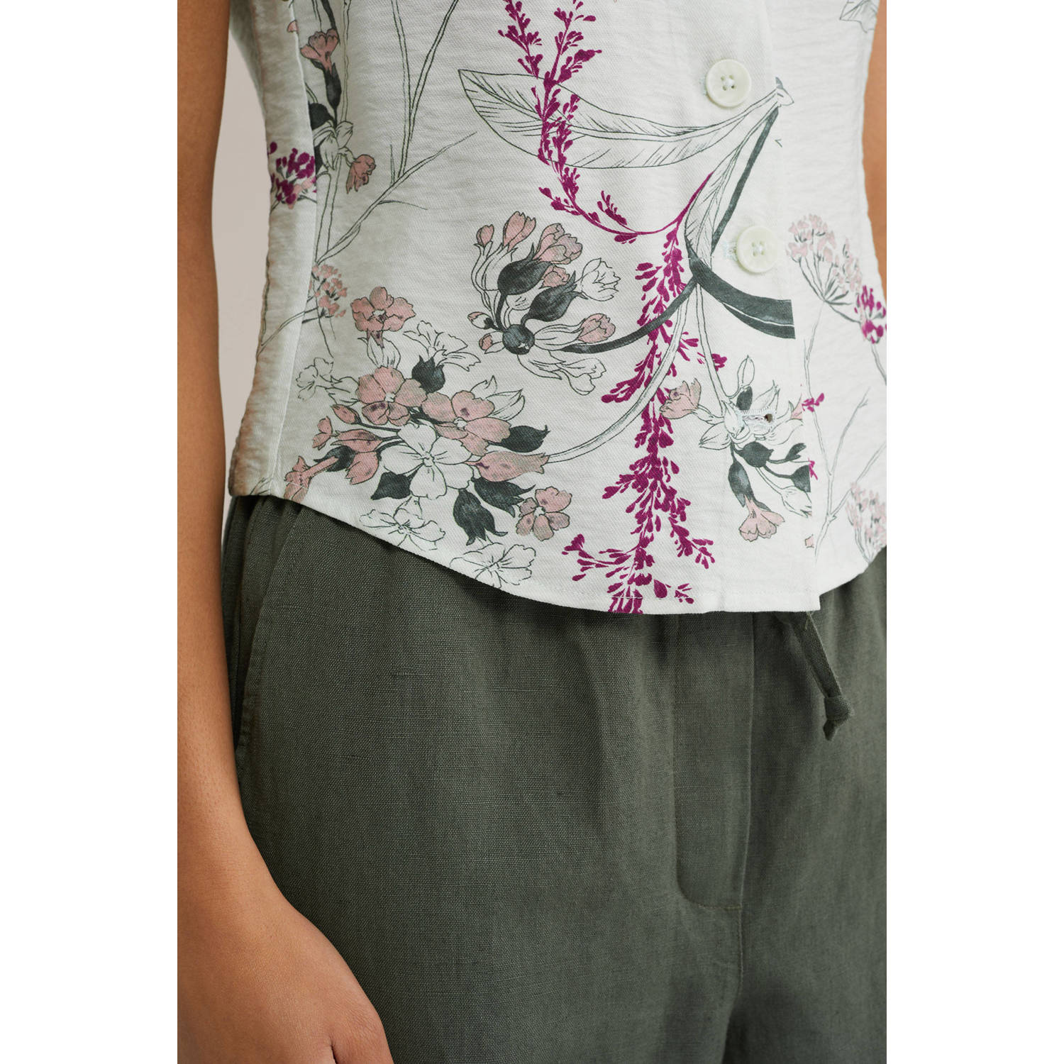 WE Fashion gilet wit
