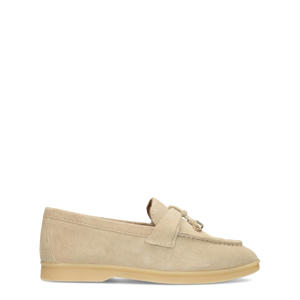   suède loafers beige