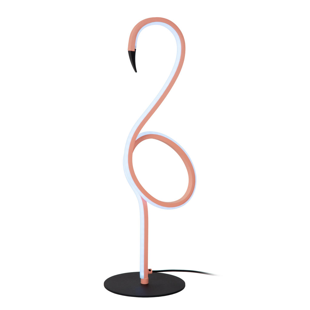 Lucide FLAMINGO - Tafellamp - LED Dimb. - RGB - Roze