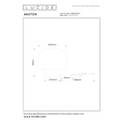 thumbnail: Lucide ANSTON - Tafellamp - 1xE14 - Opaal