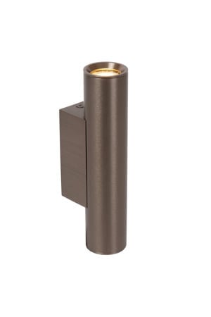 DUPLA - Wandspot / Wandlamp - 2xGU10 (MR11) - Roest bruin
