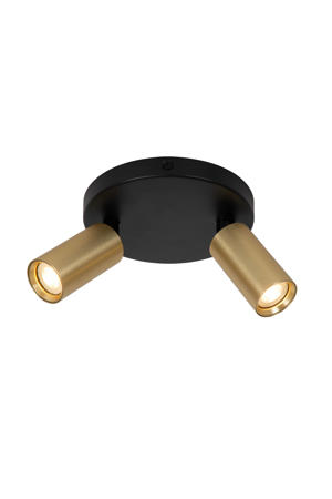 RITMO - Plafondspot - Ø 15 cm - 2xGU10 (MR11) - Mat Goud / Messing