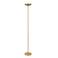 Lucide ZENITH - Vloerlamp - Ø 25,4 cm - LED Dimb. - 1x20W 3000K - Mat Goud / Messing
