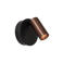 Lucide TONI - Oplaadbare Wandspot / Wandlamp - Accu/Batterij - Ø 8,1 cm - LED Dimb. - CCT - 1x2W 2700K/4000K - Magnetisch - Koffie