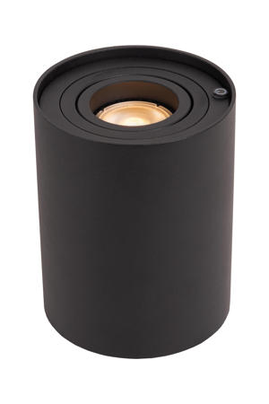 TUBE - Tafellamp - Ø 9,6 cm - LED 3 StepDim - GU10 - 1x5W 2600K/2800K - Zwart