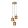 Lucide LAMBRES - Hanglamp - 3xE27 - Taupe