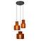 Lucide ROLLO - Hanglamp - 3xE27 - Terracotta