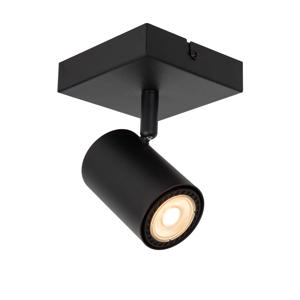 AMIGO - Wandspot / Wandlamp - 1xGU10 - Zwart