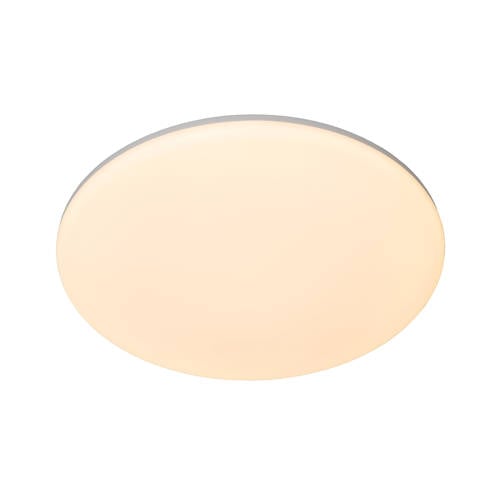 Lucide OLSON - Plafonnière - Ø 45 cm - LED Dimb. - CCT - 1x45W 3000K/6500K - Opaal afbeelding