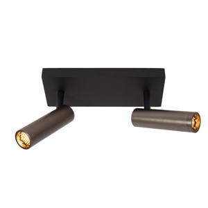 GRADO - Plafondspot - 2xGU10 (MR11) - Grijs ijzer