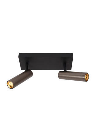 GRADO - Plafondspot - 2xGU10 (MR11) - Grijs ijzer
