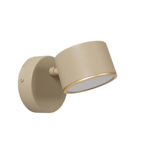 GIAN - Wandlamp - LED Dimb. - 1x9W 2700K - Taupe