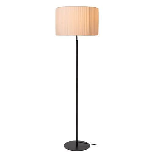 Lucide FOLD - Vloerlamp - Ø 45 cm - 1xE27 - Wit afbeelding