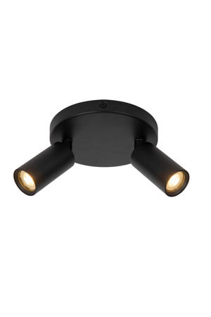 RITMO - Plafondspot - Ø 15 cm - 2xGU10 (MR11) - Zwart