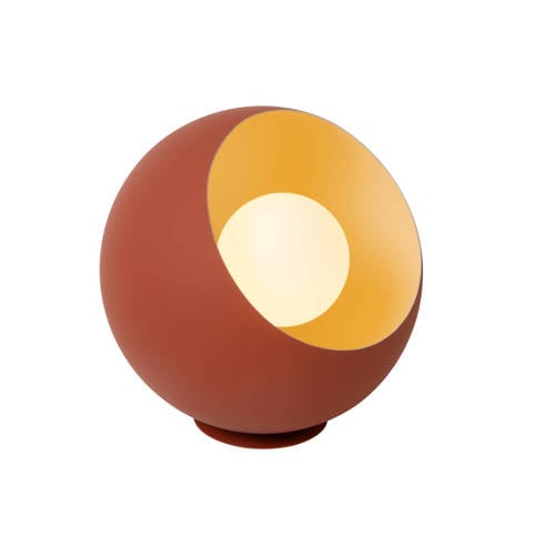 Lucide DOREDOS - Tafellamp - Ø 20 cm - 1xE27 - Terracotta afbeelding