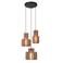 Lucide ROLLO - Hanglamp - 3xE27 - Taupe