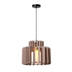 ROLLO - Hanglamp - 1xE27 - Taupe