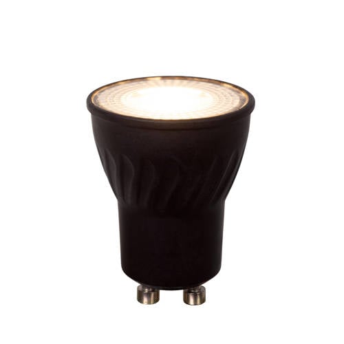 Lucide MR11 - Led lamp - Ø 3,5 cm - LED Dimb. - GU10 - 1x3,8W 2700K - Zwart afbeelding