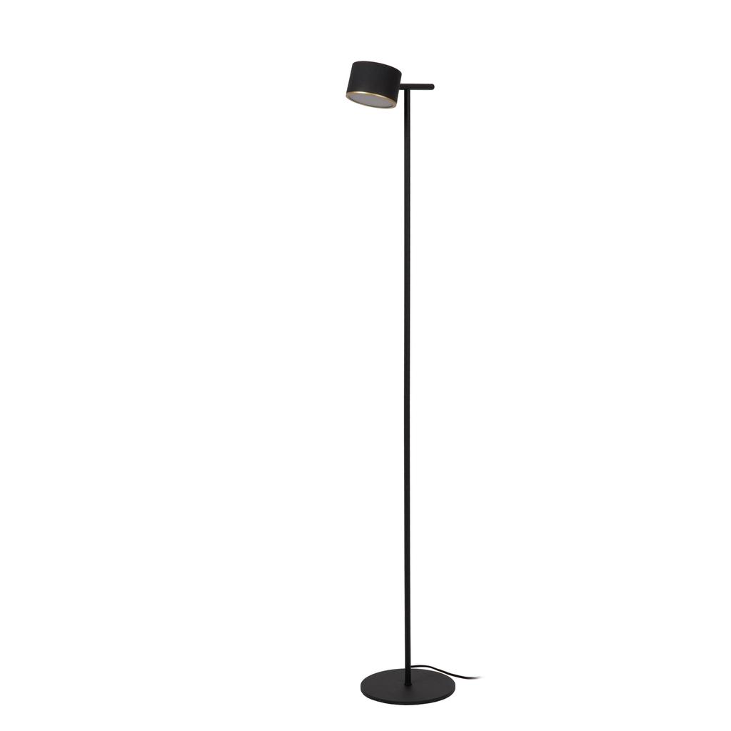 Lucide GIAN - Vloerlamp - LED Dimb. - 1x9W 2700K - Zwart