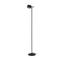 Lucide GIAN - Vloerlamp - LED Dimb. - 1x9W 2700K - Zwart