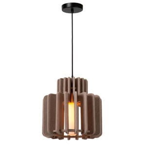 ROLLO - Hanglamp - 1xE27 - Taupe