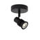 Lucide KIANTI - Wandspot / Wandlamp - Ø 10 cm - 1xGU10 - Zwart