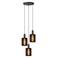 Lucide LAMBRES - Hanglamp - 3xE27 - Zwart