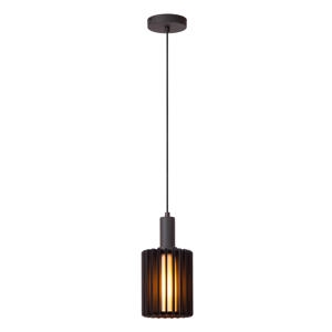 LAMBRES - Hanglamp - Ø 15 cm - 1xE27 - Zwart
