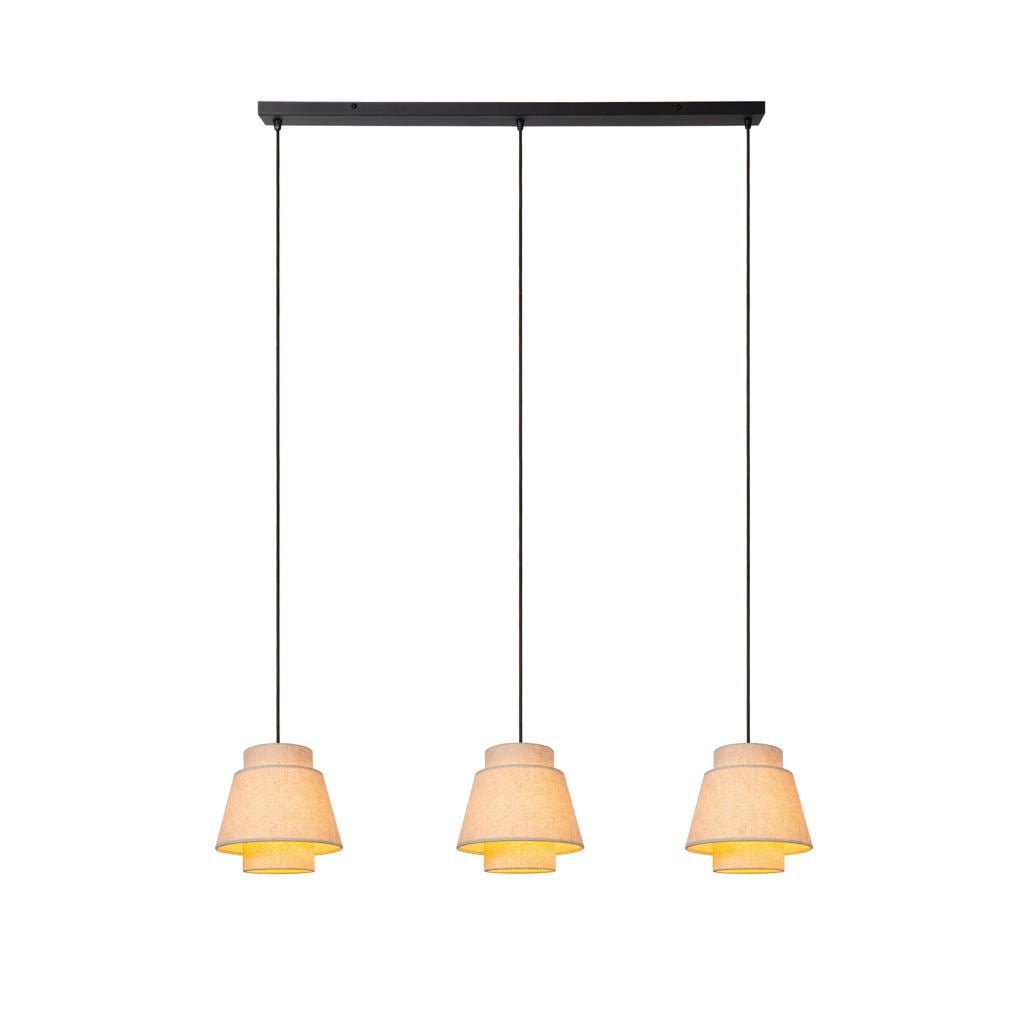 Lucide TRIBUTE - Hanglamp - 3xE27 - Beige