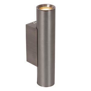 DUPLA - Wandspot / Wandlamp - 2xGU10 (MR11) - Grijs ijzer