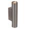 Lucide DUPLA - Wandspot / Wandlamp - 2xGU10 (MR11) - Grijs ijzer