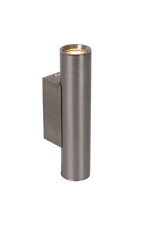 DUPLA - Wandspot / Wandlamp - 2xGU10 (MR11) - Grijs ijzer