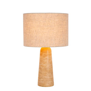 NIMUE - Tafellamp - Ø 30 cm - 1xE27 - Taupe