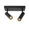 Lucide GRADO - Plafondspot - 2xGU10 (MR11) - Zwart