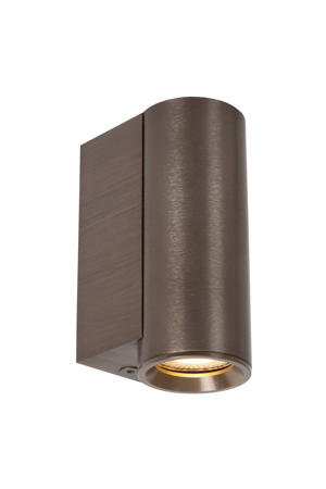 DUPLA - Wandspot / Wandlamp - 1xGU10 (MR11) - Roest bruin