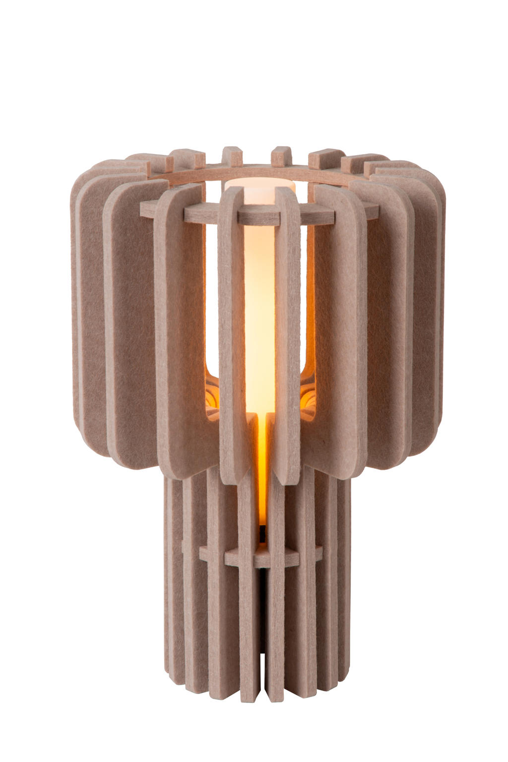 Lucide ROLLO - Tafellamp - 1xE27 - Taupe