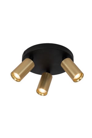 RITMO - Plafondspot - Ø 18 cm - 3xGU10 (MR11) - Mat Goud / Messing