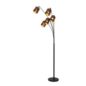 RANKOS - Vloerlamp - 5xE14 - Zwart
