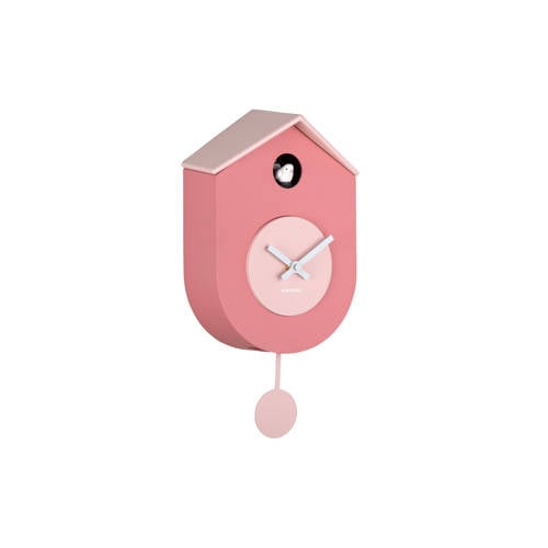Karlsson wandklok Cuckoo roze - Roze