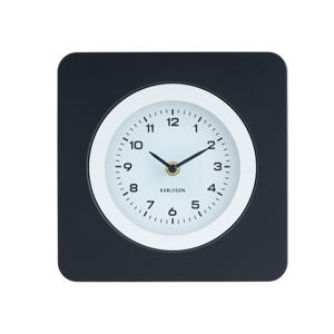 wandklok New Vintage zwart 